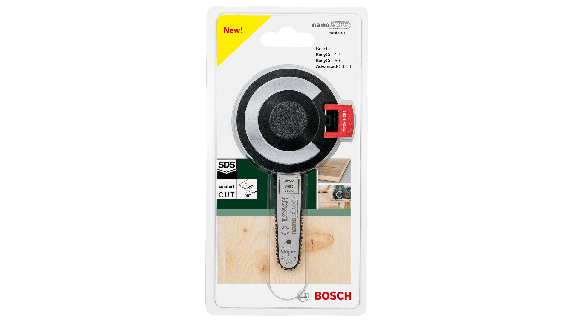 New Genuine Bosch 2609256D83 nanoBLADE Wood Basic 50 Sawing