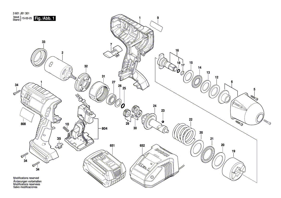 New Genuine Bosch 2610015256 Housing Set