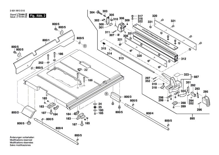 New Genuine Bosch 2610016564 Screw