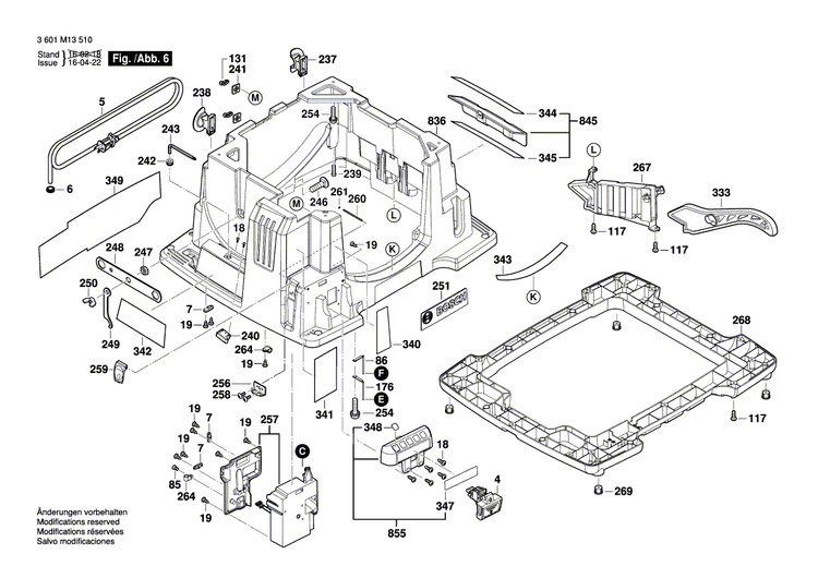 New Genuine Bosch 2610016564 Screw