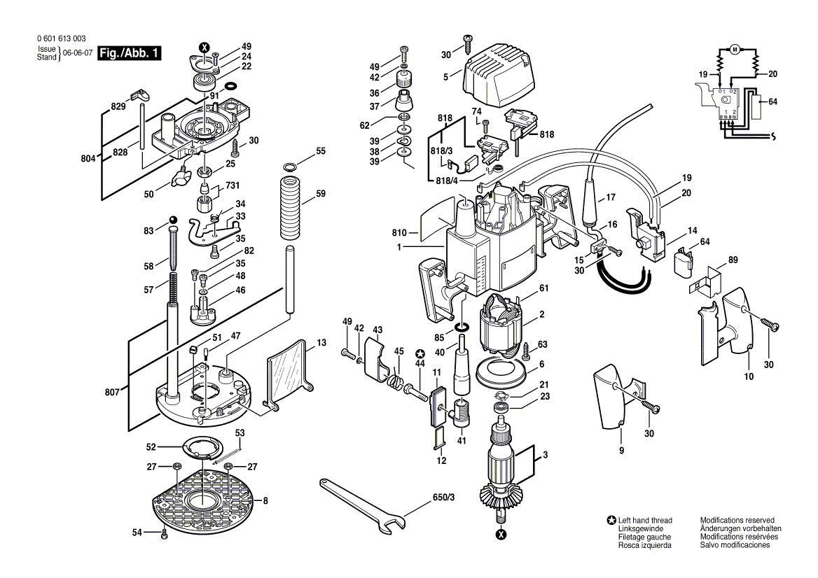 New Genuine Bosch 2610907863 Housing