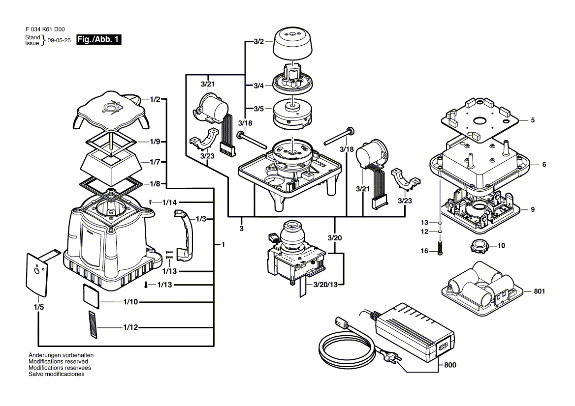 New Genuine Bosch 2610A07444 Motherboard