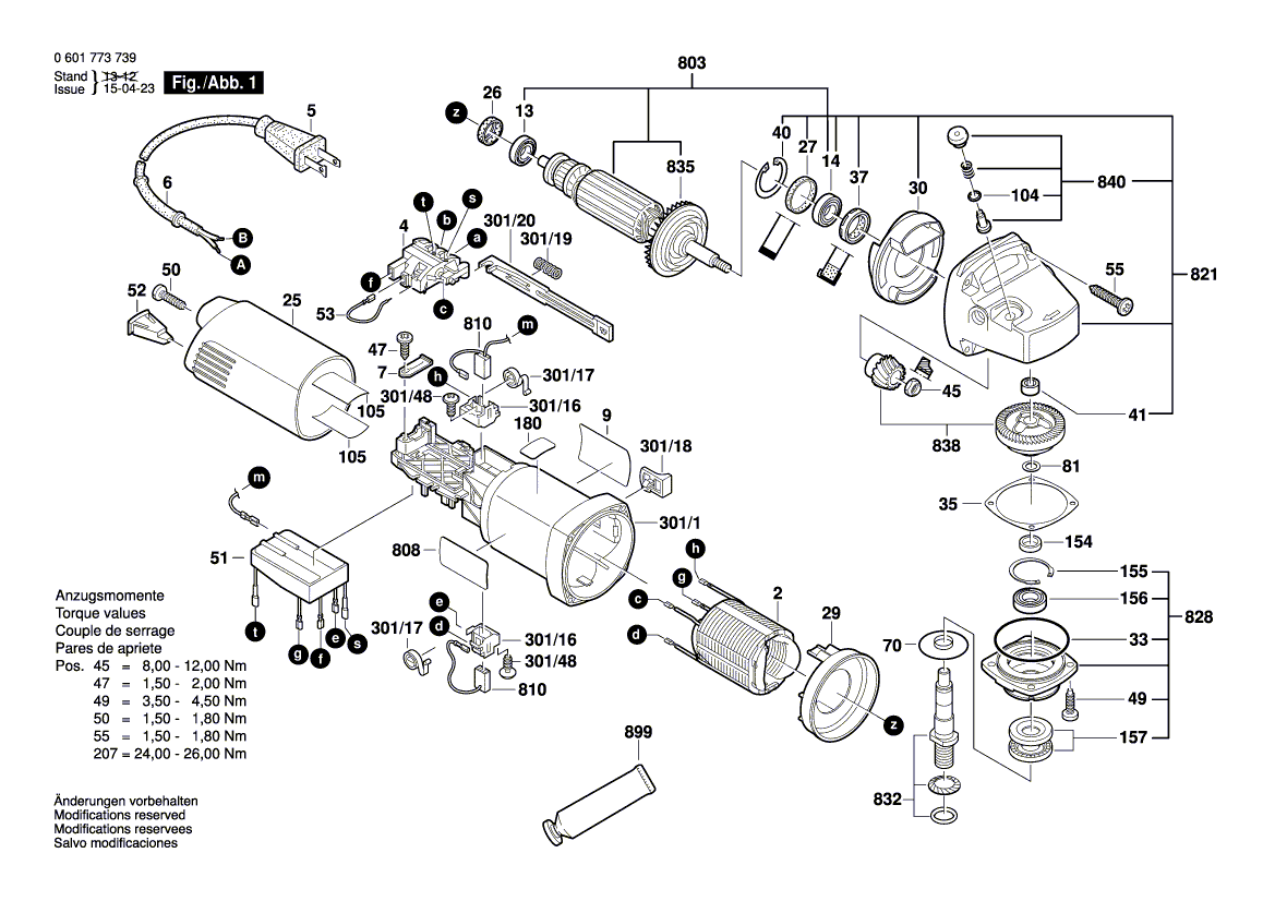 New Genuine Bosch 3607031584 Strap-Shaped Handle