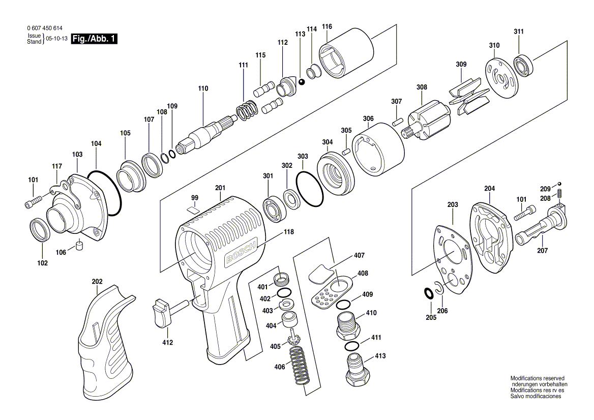 New Genuine Bosch 3609202908 Deflector