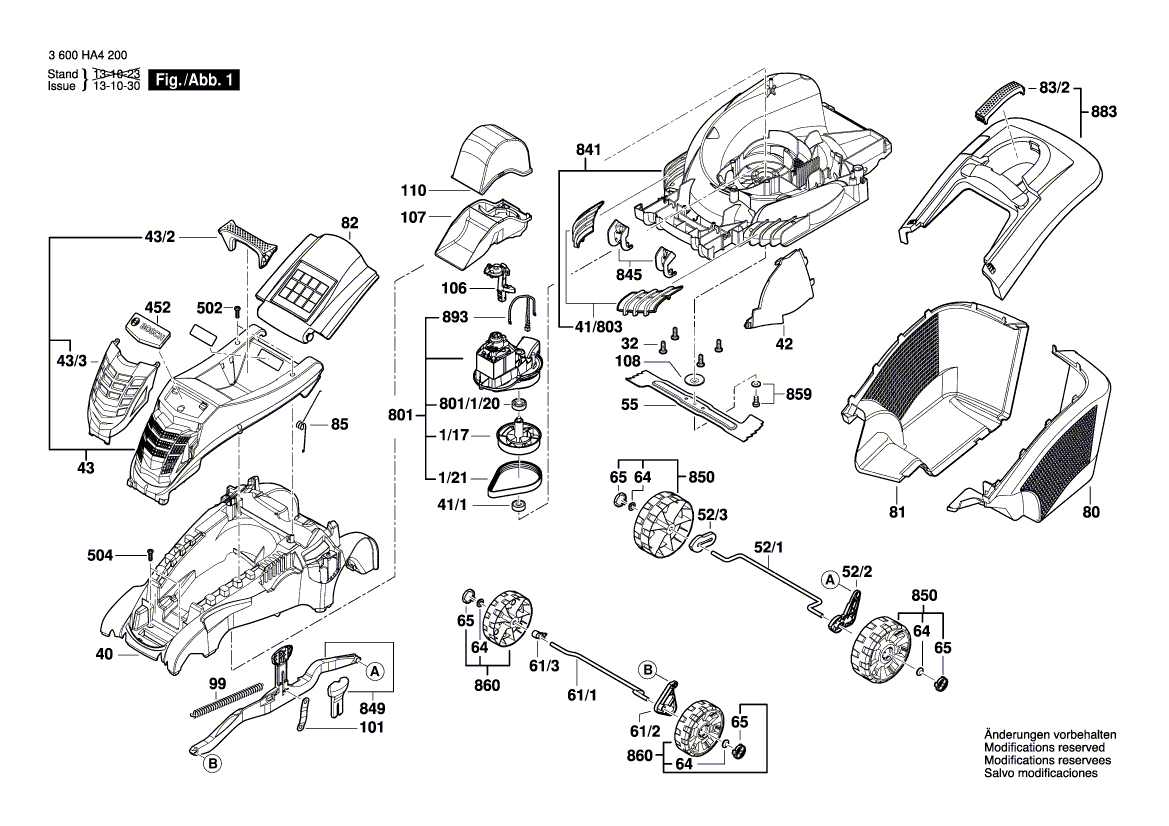 New Genuine Bosch F016103596 Motor