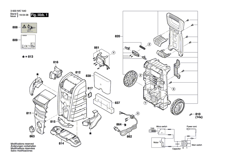 New Genuine Bosch F016F05012 Pump head