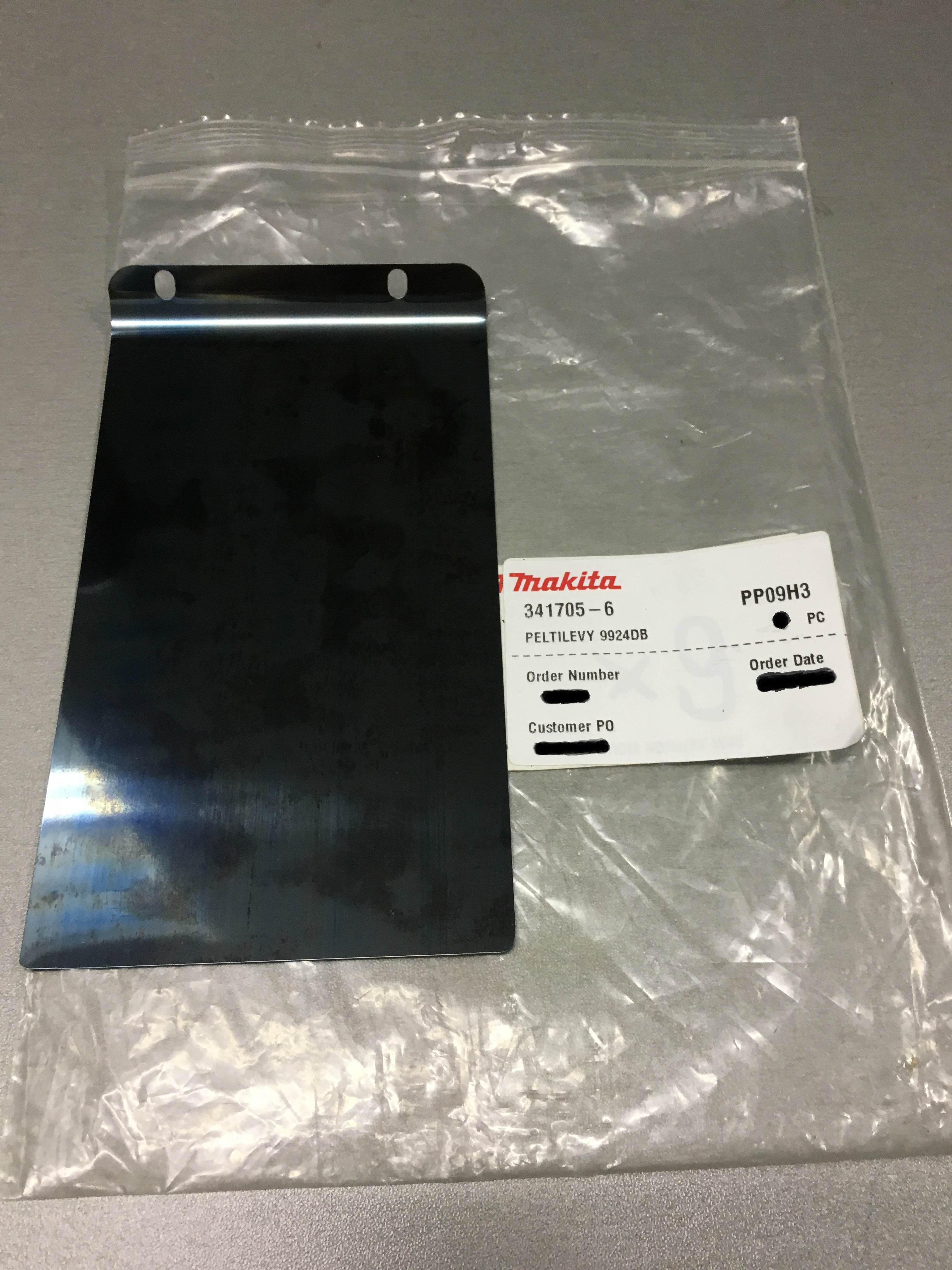 New Genuine Makita 341705-6 Steel Plate 9924DB