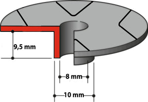 New Genuine Makita 343577-5 Templet Guide 10mm for 3707 3708