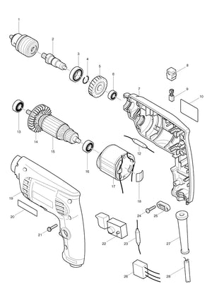 New Genuine Makita 517479-3 Armature Ass'y MT602 240V