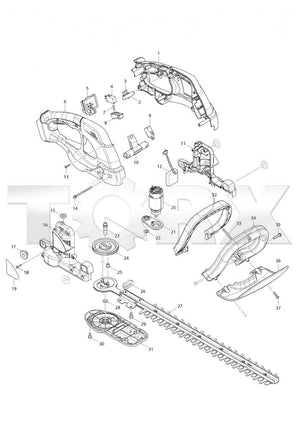 New Genuine Makita 629928-9 Motor 14,4V for BUH481 BUH521