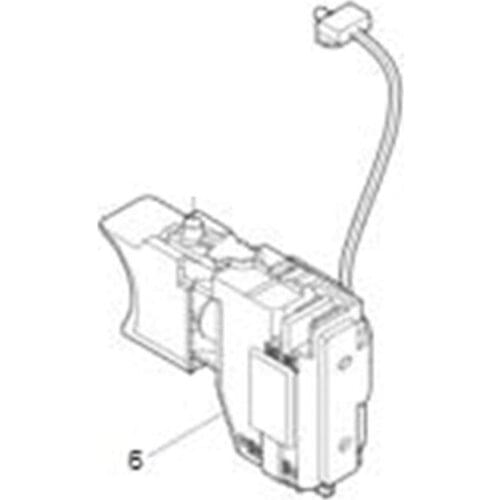 New Genuine Makita 650656-5 Switch for TW100D WT01W