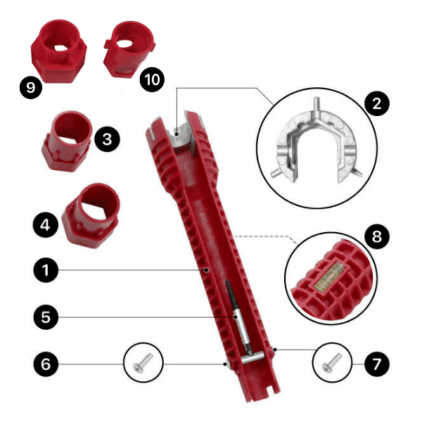 Plumbo - Multi-purpose plumbing tool for pipes