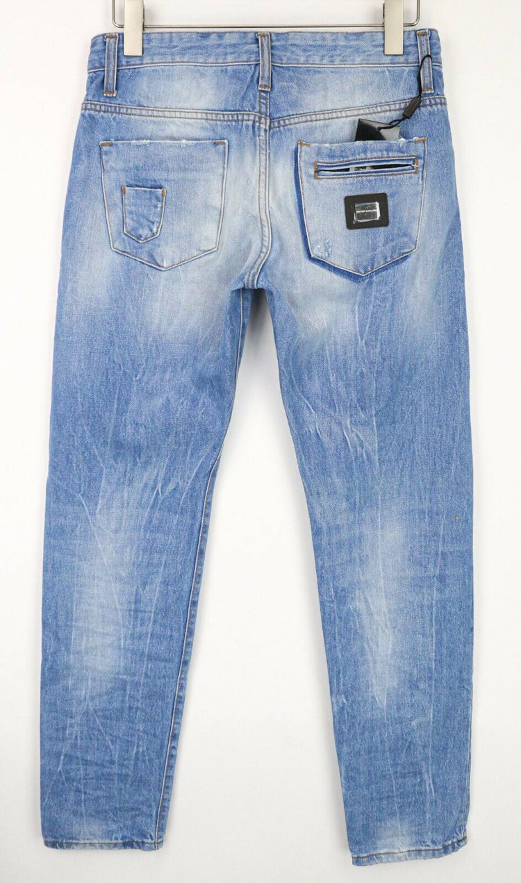 TAKESHY KUROSAWA TK 08 FR Men Jeans Blue Distressed Non-Stretch Skinny