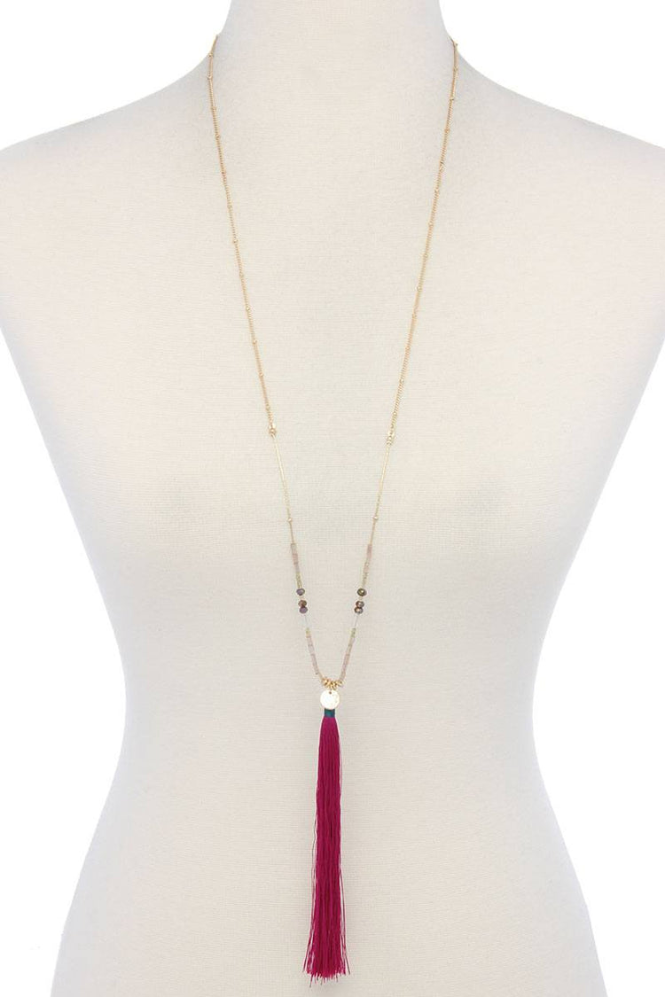 Tassel Pendant Necklace