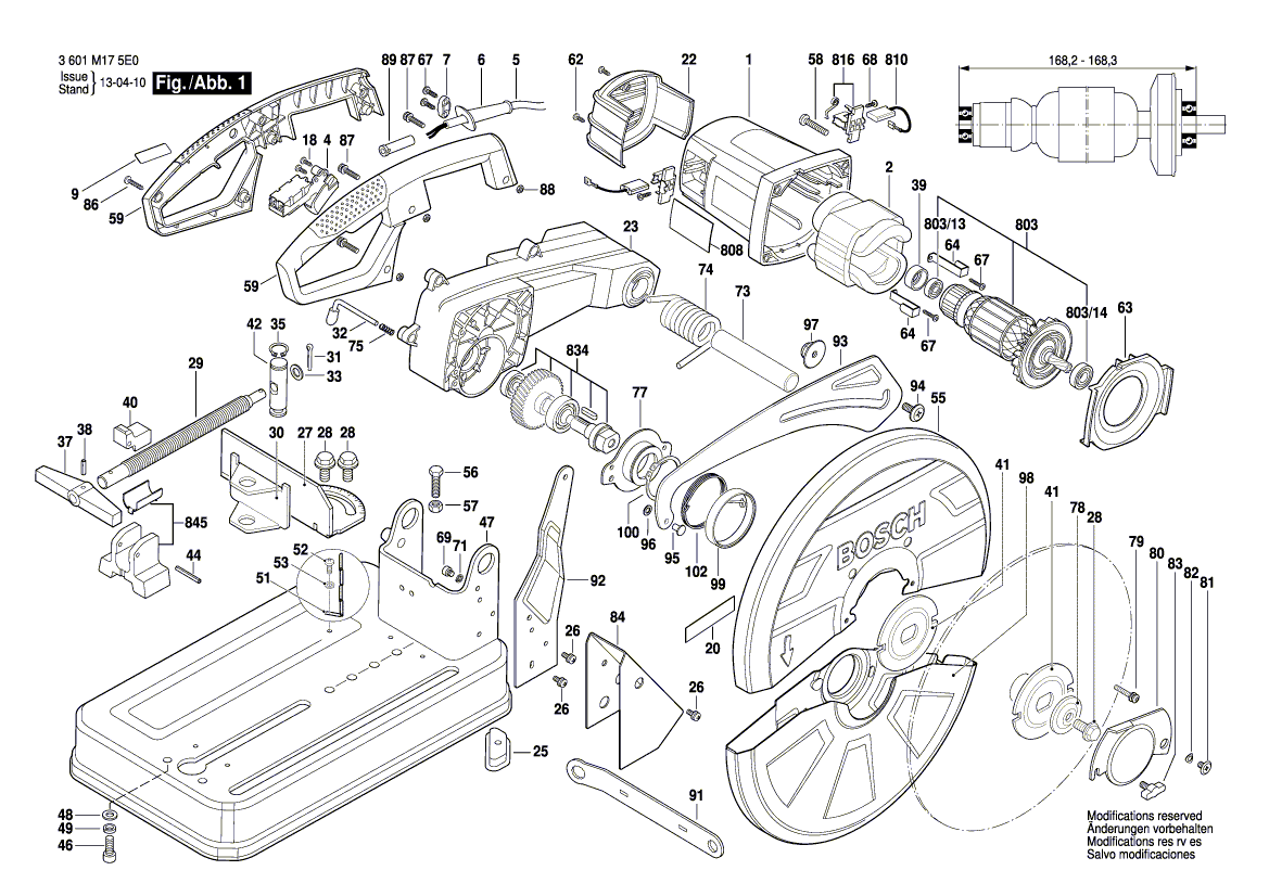 Neuer echter Bosch 1619p03905 Flansch