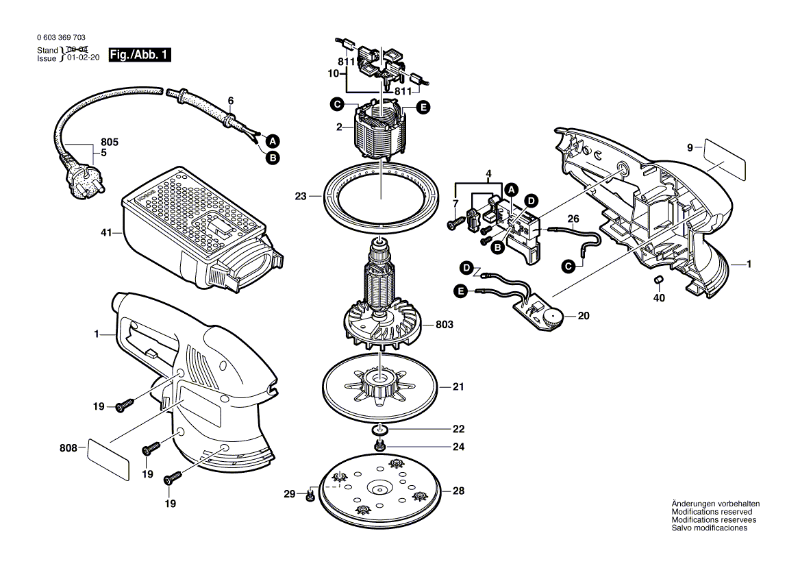 Новая подлинная Bosch 2609005423