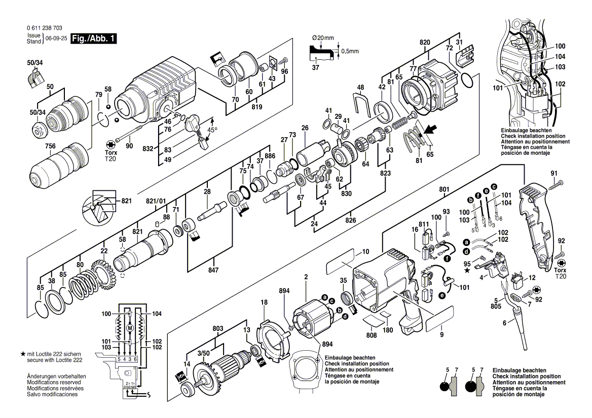 Neuer echter Bosch 1613124052 Stürmerstift