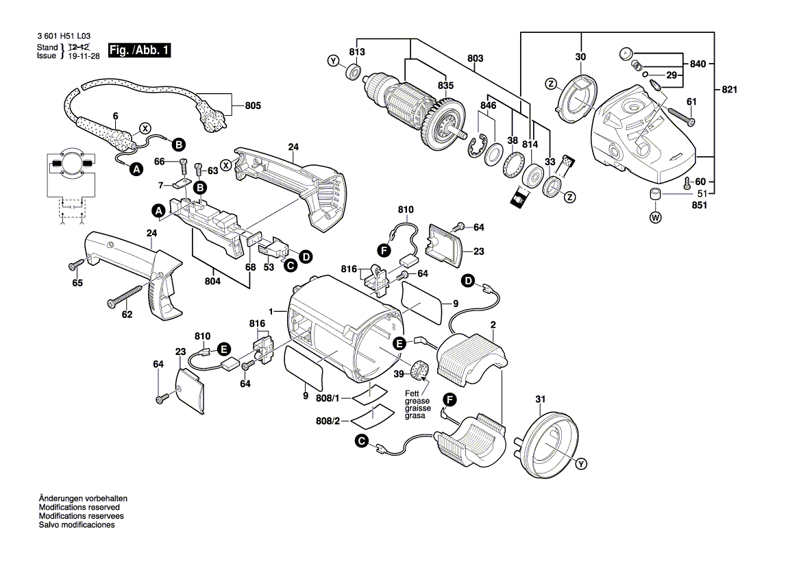 Neue originale Bosch 1607000C03 Getriebegehäuse 