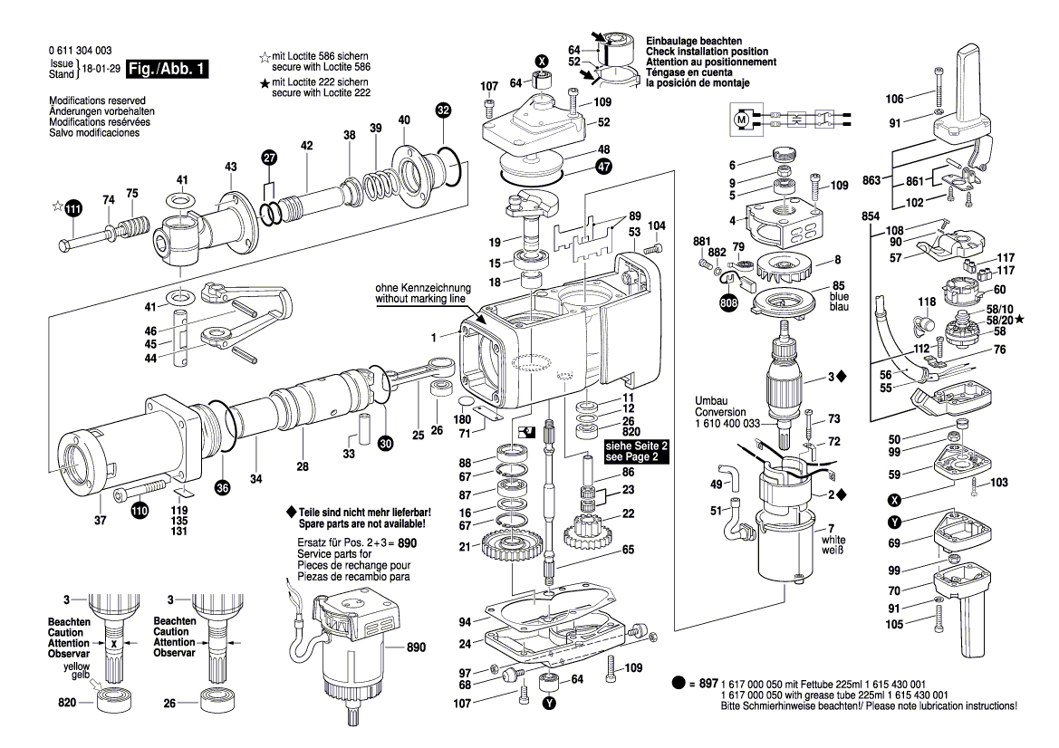 NEUE EURNISCHE BOSCH 1617000857 UN. Flanschm-Mtd. Motor