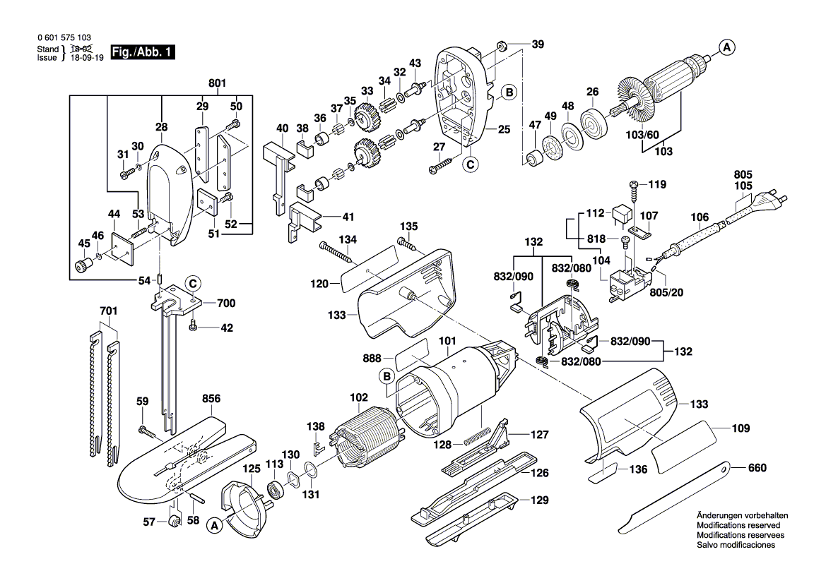 Neue echte Bosch 2601038001 Guide Rail