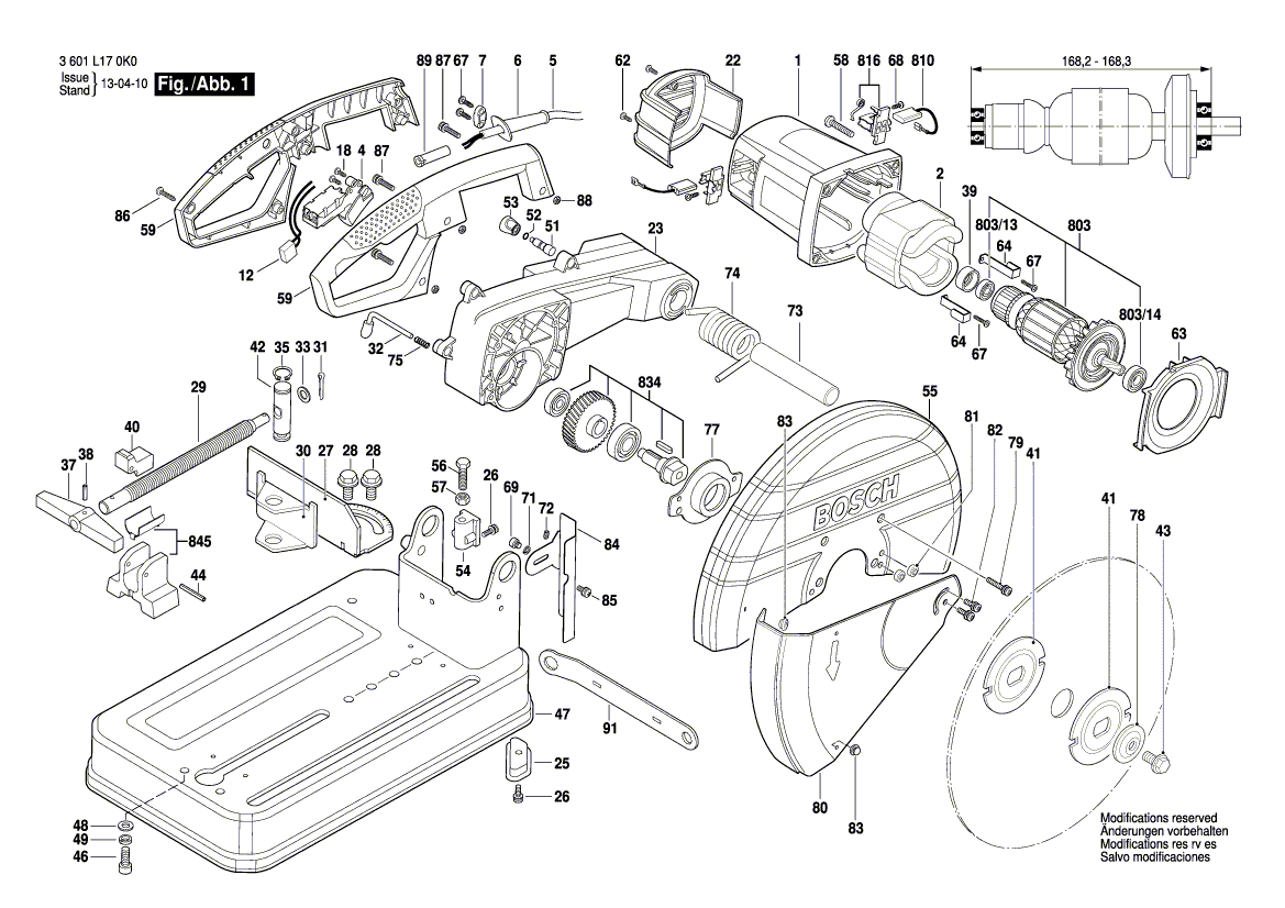 NEUE ECHTE BOSCH 1609BN0005 -SCHERMABLATE