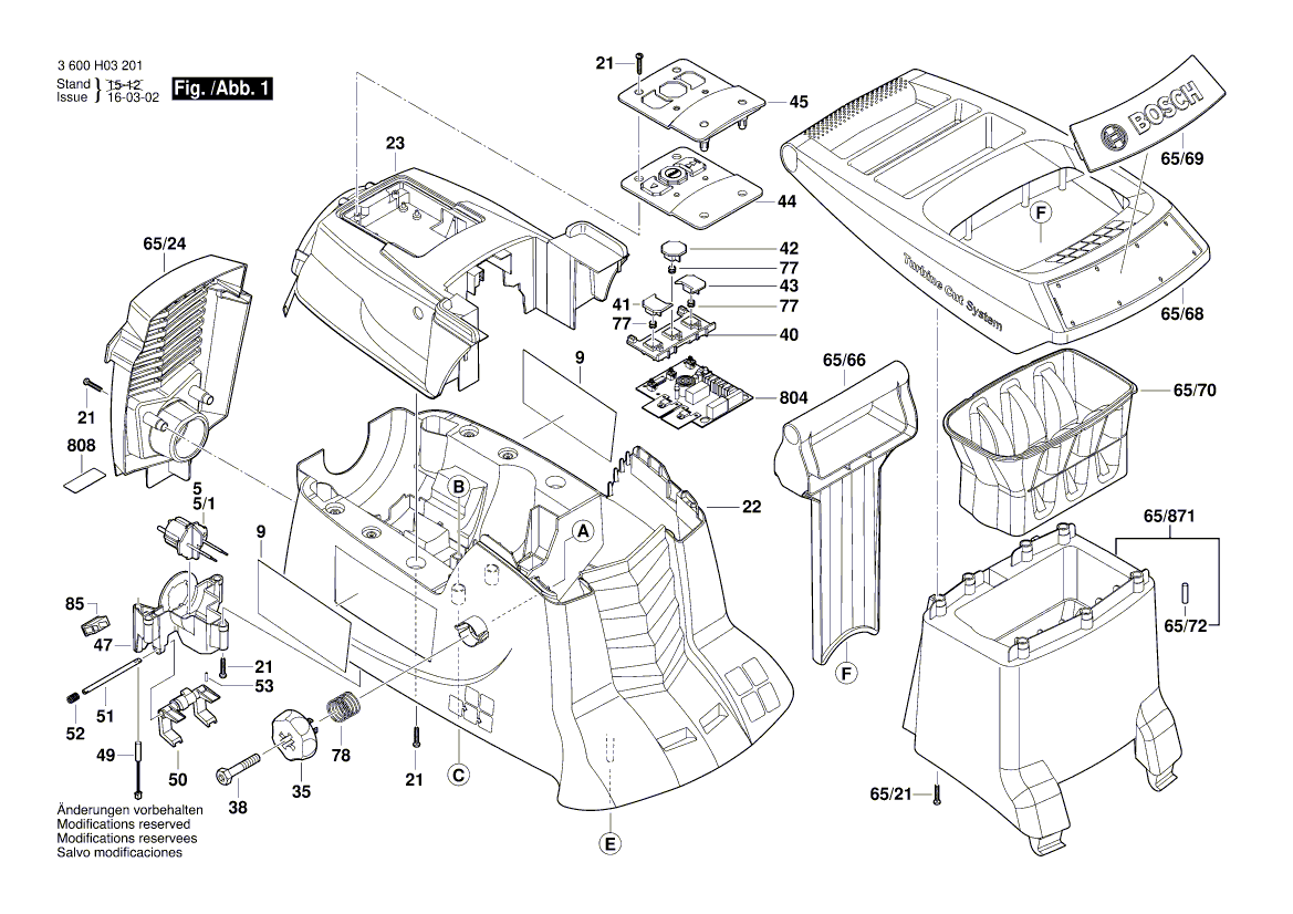 Новый подлинный вал Bosch 2609006274