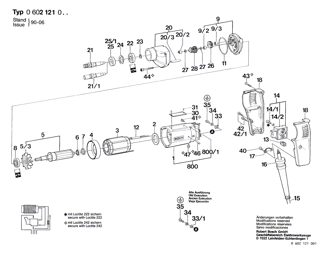 Neuer echter Bosch 3603344013 Gewindering