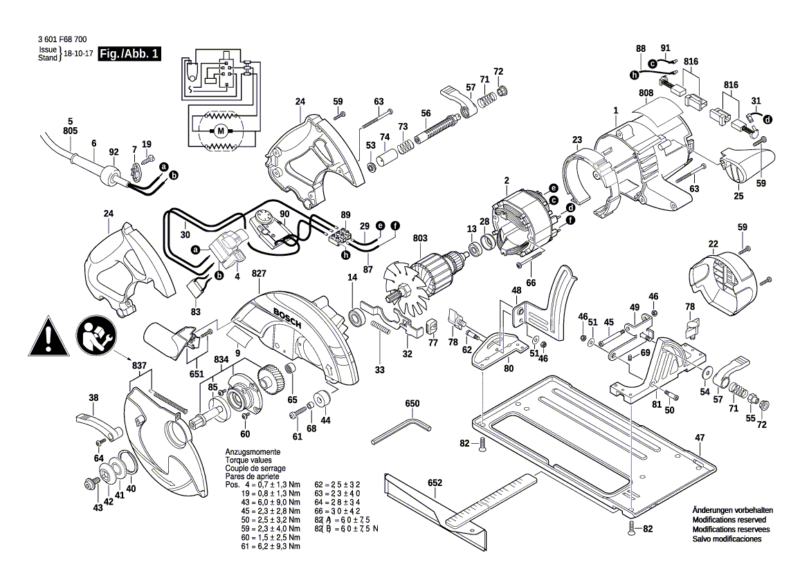 Neue echte Bosch 2610925864 Schraube