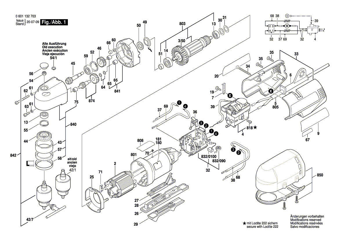 Nieuwe echte Bosch 1604460182 voedingssnoer