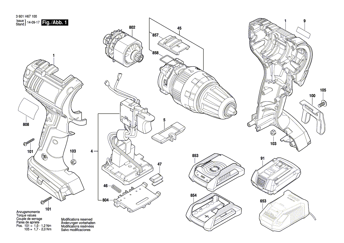 New Genuine Bosch 2609100856 Housing