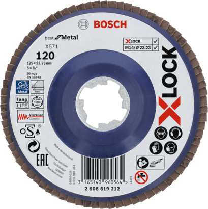 Новый подлинный Bosch 2608619212 x571 Лучший для металлических дисков с x-блоком, прямой