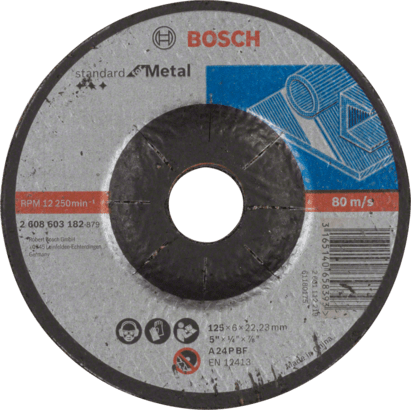 Новый подлинный Bosch 2608603182 Стандарт для металлического шлифовального диска для небольшого угла