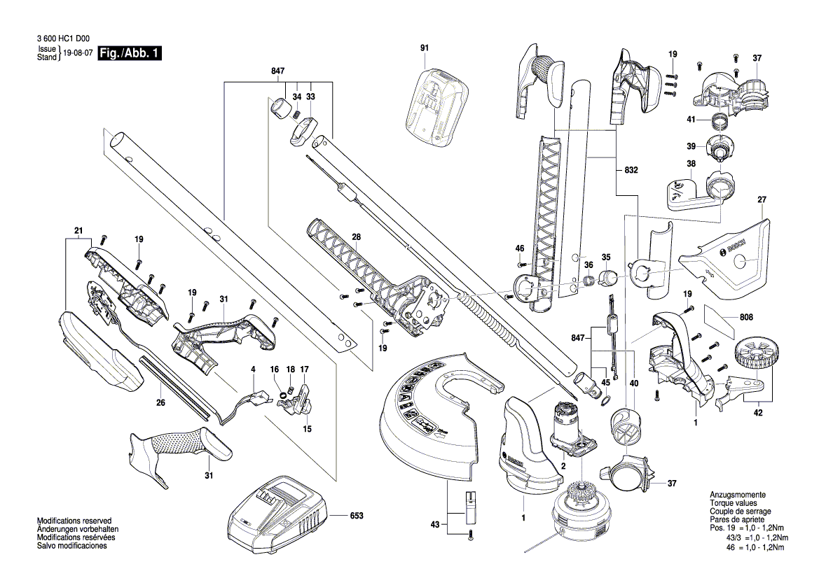 Neues echtes Bosch 1600A027KL Frontgehäuse