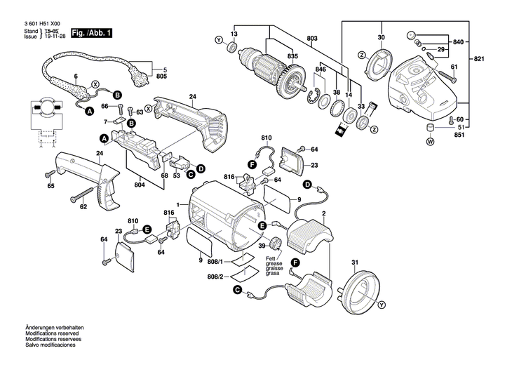 New Genuine Bosch 1619P13287 Nameplate