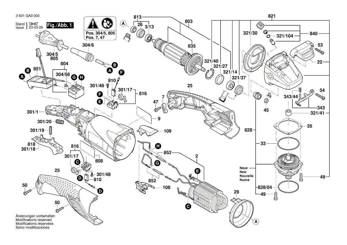 Nieuwe echte Bosch 16051082DR motorbehuizing