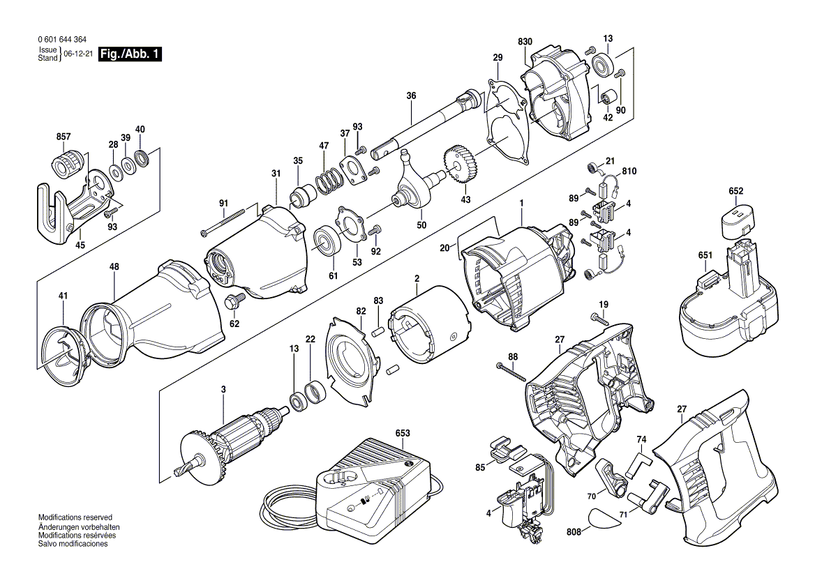 Nieuwe echte Bosch 1619p01903 Armatuur