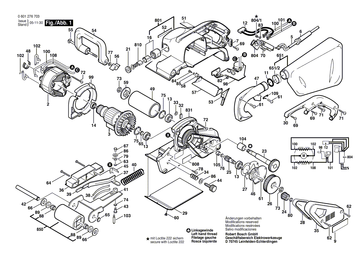 Neue echte Bosch 2610994470 Griff Deckung