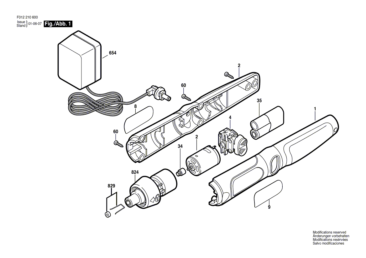 Новый подлинный Bosch 2610991239