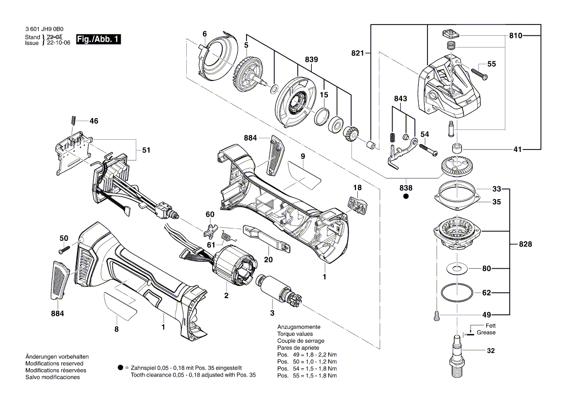 Neue echte Bosch 1619p14537 Schutzabdeckung