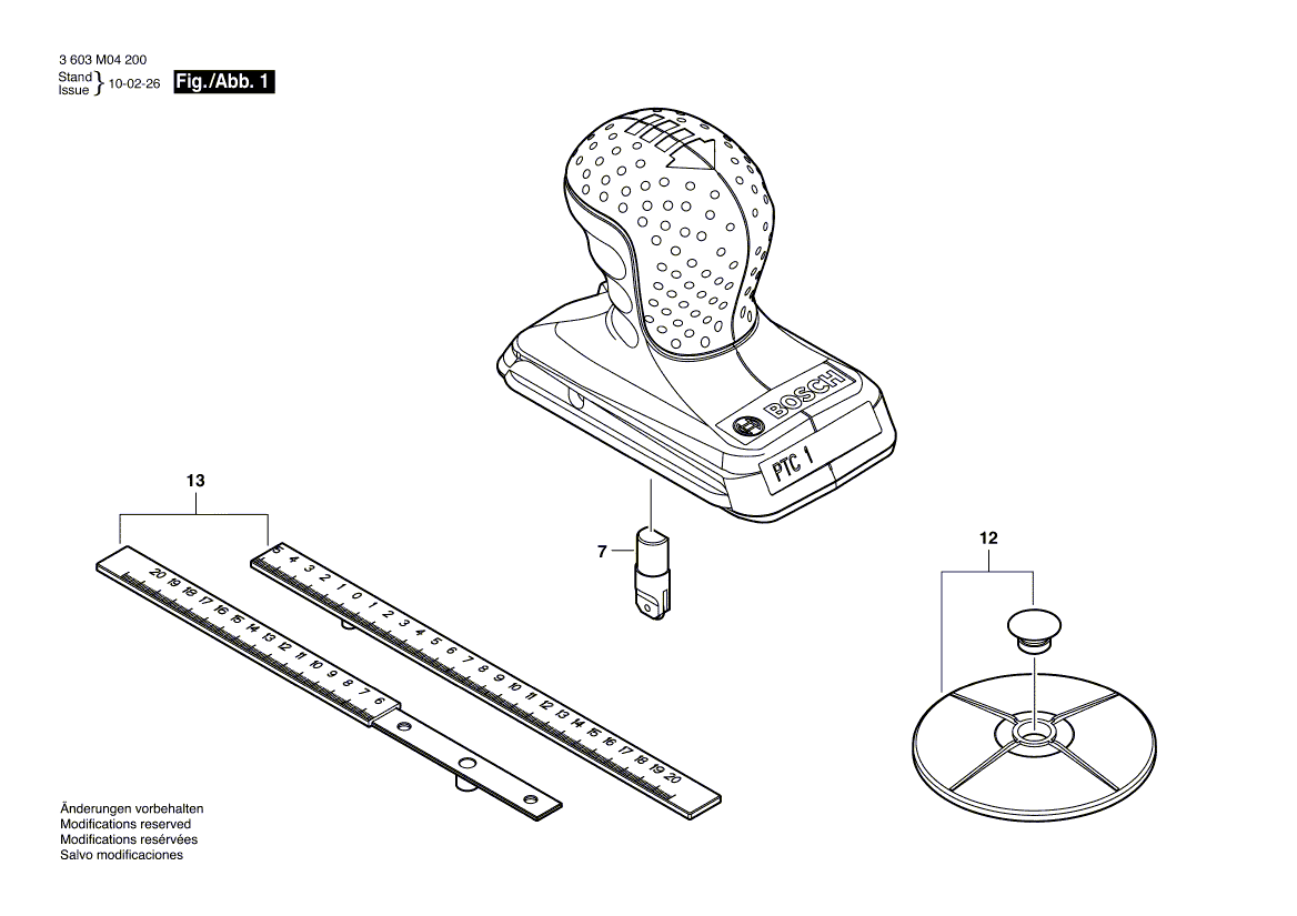 Neues echtes Bosch 1619pa0539 Hilfsmittel