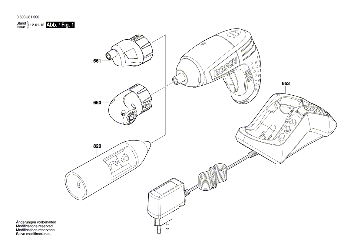 Nieuwe echte Bosch 2607225815 Fast Charger