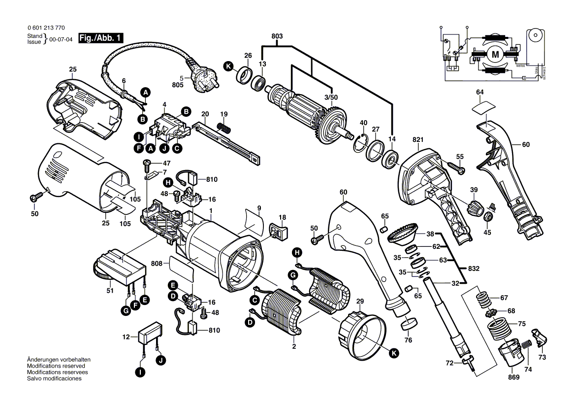 Nouveau véritable bosch 1603435061 Vis de taraudage