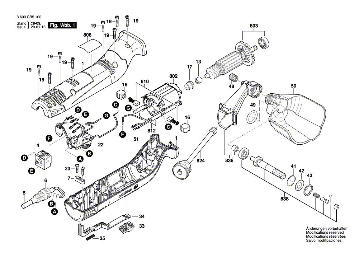 Nouveau module électronique Bosch 1600A01TC0 authentique