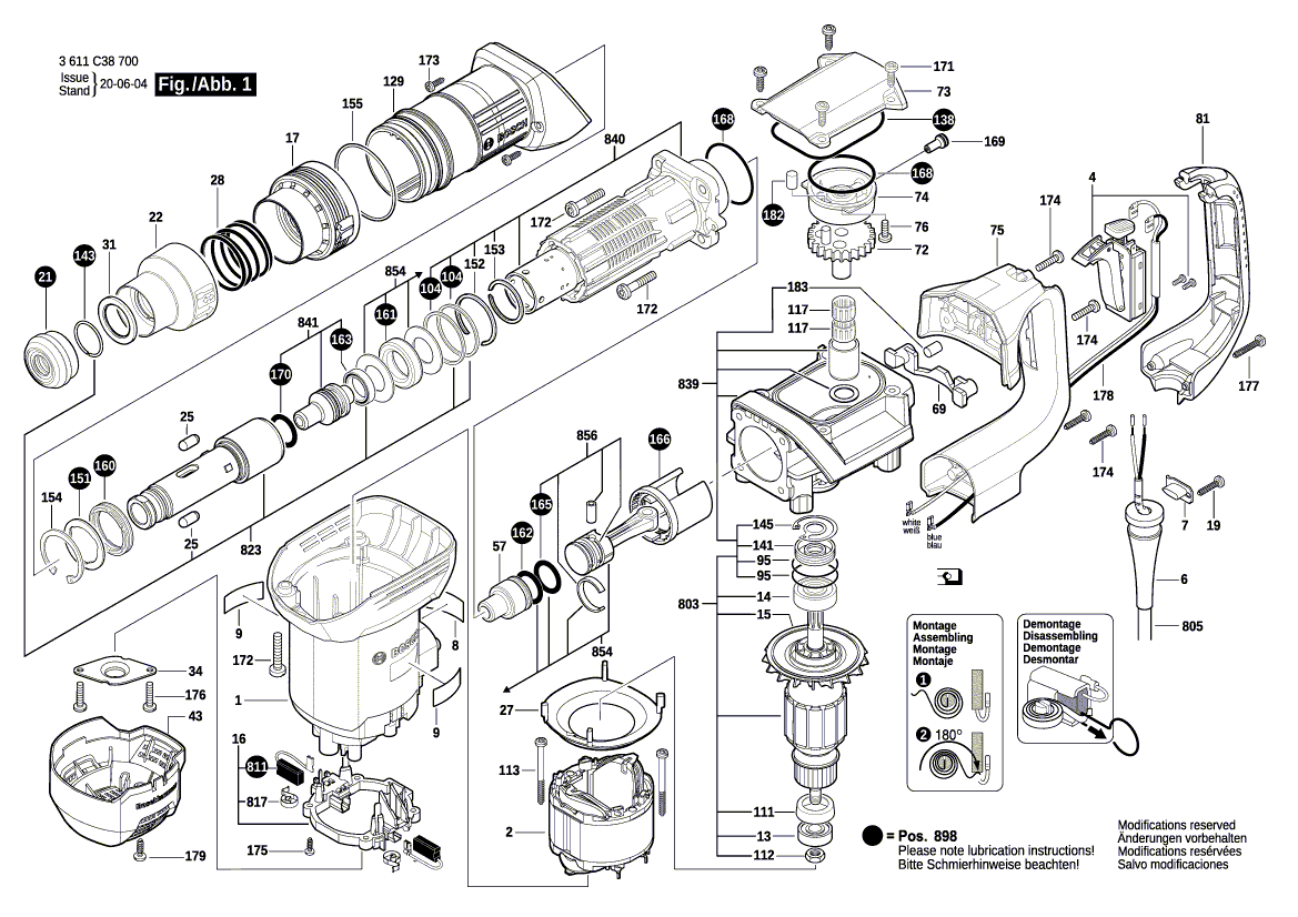 Neue echte Bosch 1619p15619 Hersteller -Typenschild