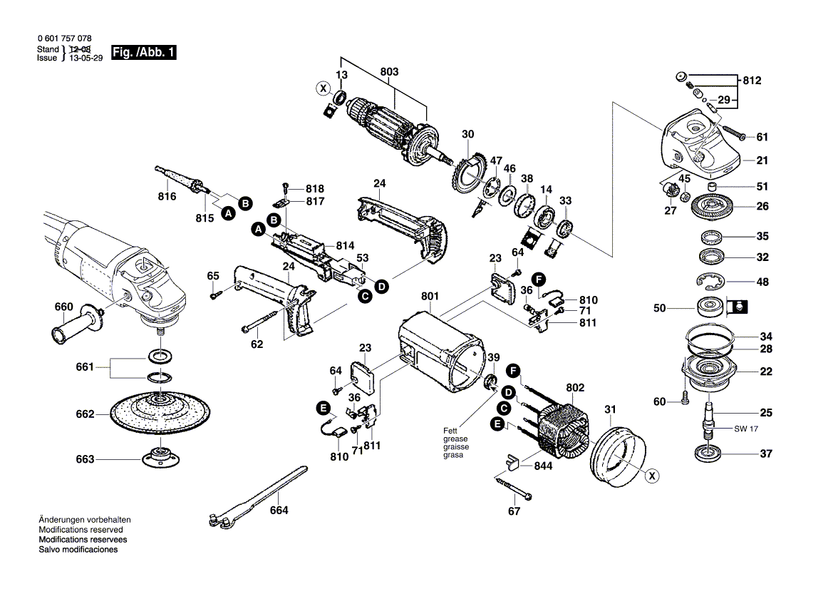 Nieuwe echte Bosch 1600119008 voorjaarsbevestigingsring