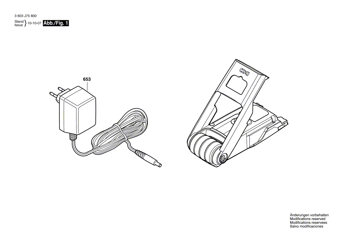 Nouveau chargeur Bosch 1600A00N58 authentique