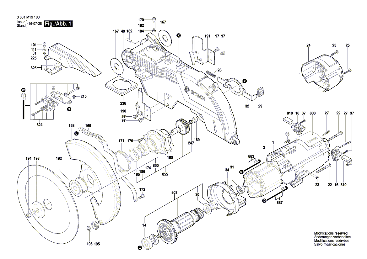 Neue Original Bosch 1609B05382 gerändelte Schraube 