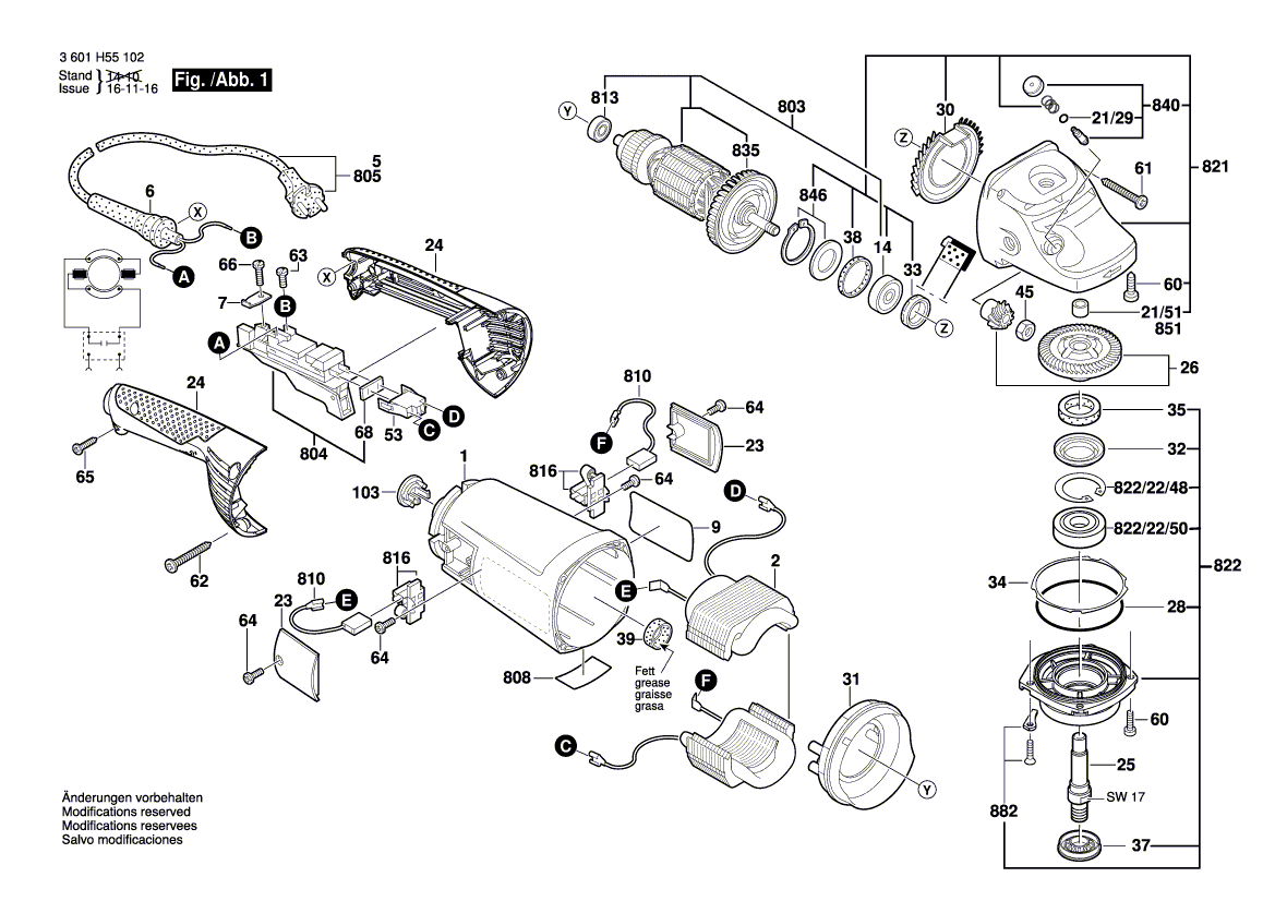 NOUVEAU véritable cordon d'alimentation Bosch 160446078G