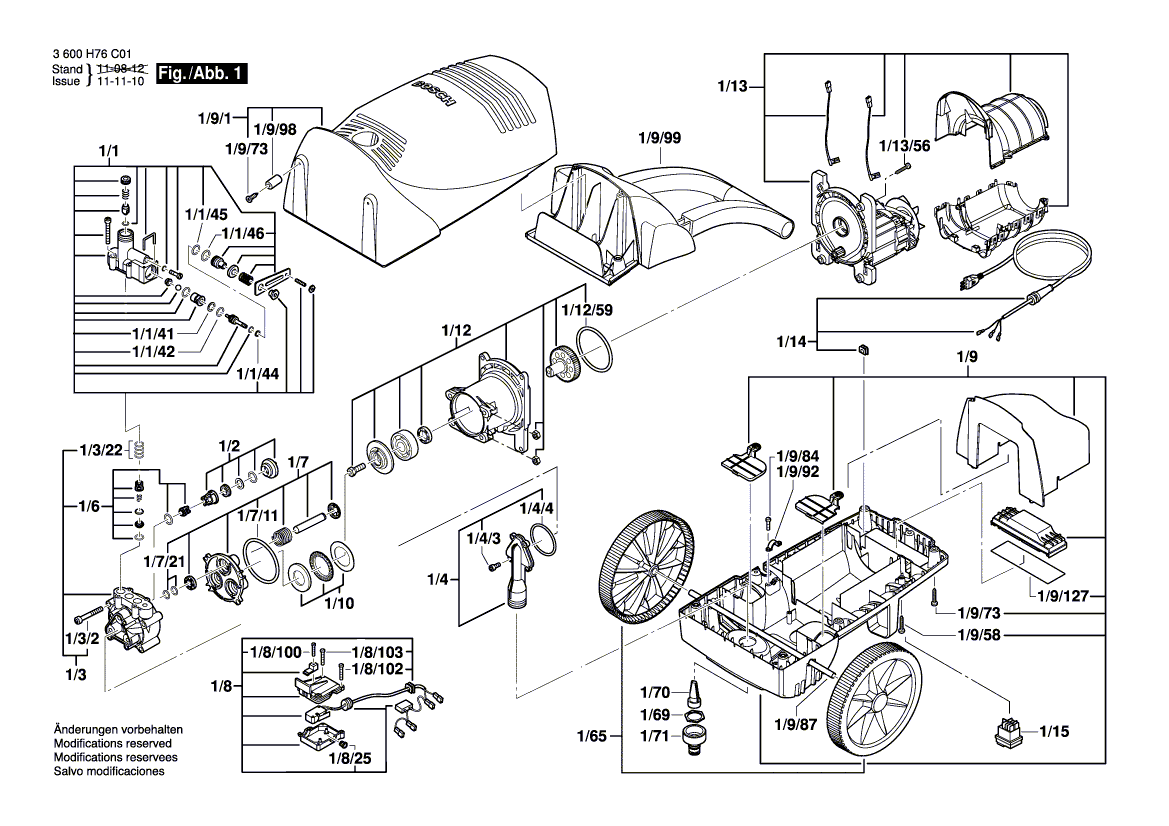 Новая подлинная управляющая головка Bosch F016F03743