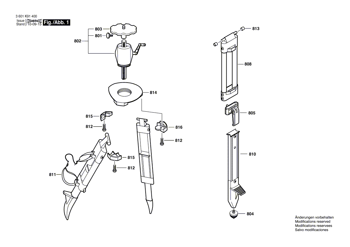 Neuer echter Bosch 1600a000ab Guide